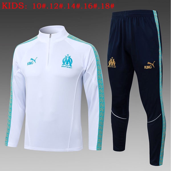 Enfant Sweatshirt Marseille 2026-27 Blanc